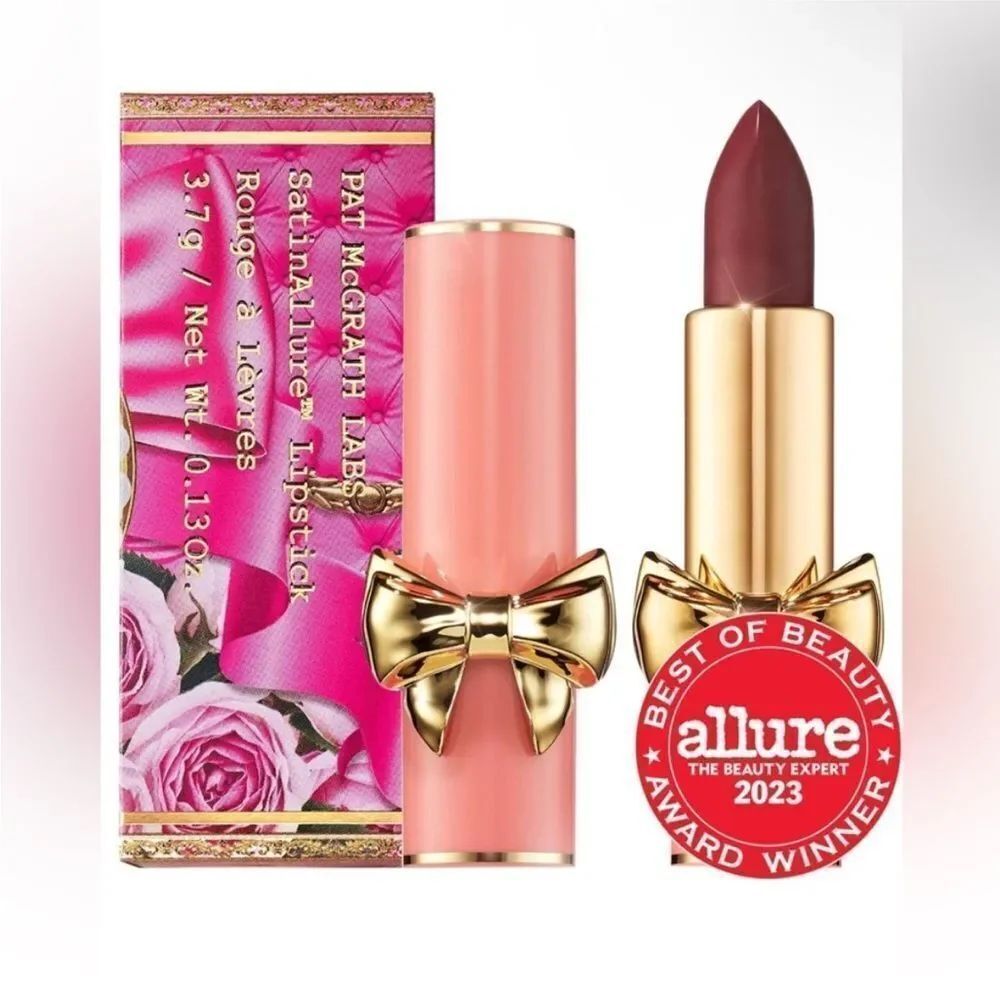 Pat McGrath X Bridgerton SatinAllure Lipstick in Entranced Warm Flesh Rose